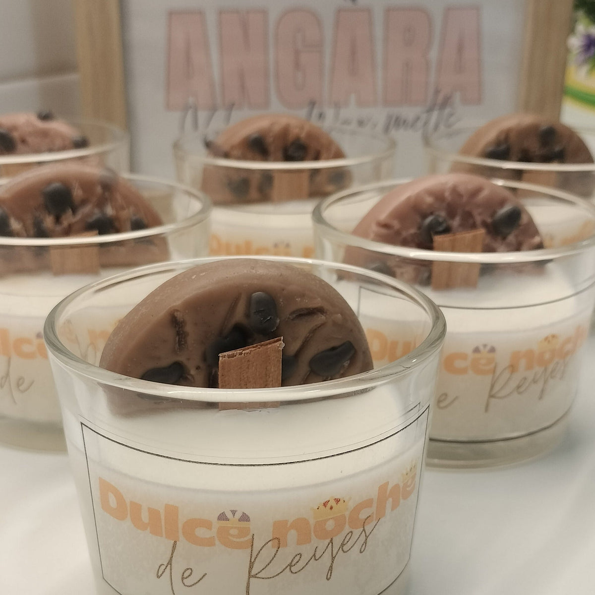 Vela Leche con galletas