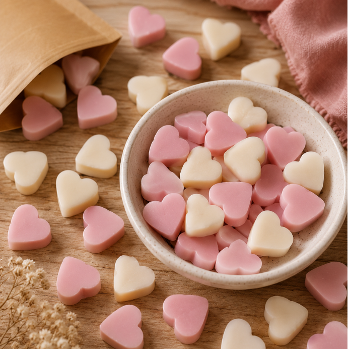 Wax melts Corazones